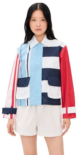 Rowing Blazers Rowing Blazers Nylon Utility Jacket Blue