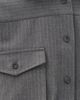 Rowing Blazers Rowing Blazers Pinstripe Button Down Dress Heather Gray - 6