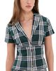 Rowing Blazers Rowing Blazers Plaid Cotton Little Button Down Shirt Green - 1