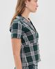 Rowing Blazers Rowing Blazers Plaid Cotton Little Button Down Shirt Green - 4