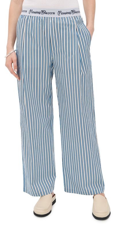 Rowing Blazers Rowing Blazers Poplin Pants Cotton Candy Stripe