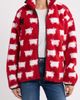 ROWING BLAZERS ROWING BLAZERS Sheep Printed High Pile Fleece Full Zip Sweatshirt - 1