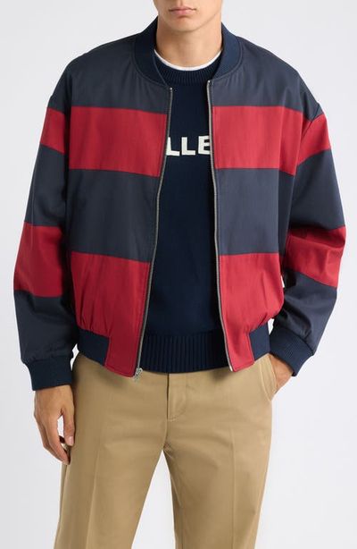 ROWING BLAZERS ROWING BLAZERS Striped Cotton Bomber Jacket