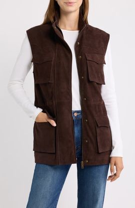 ROWING BLAZERS ROWING BLAZERS Suede Utility Vest