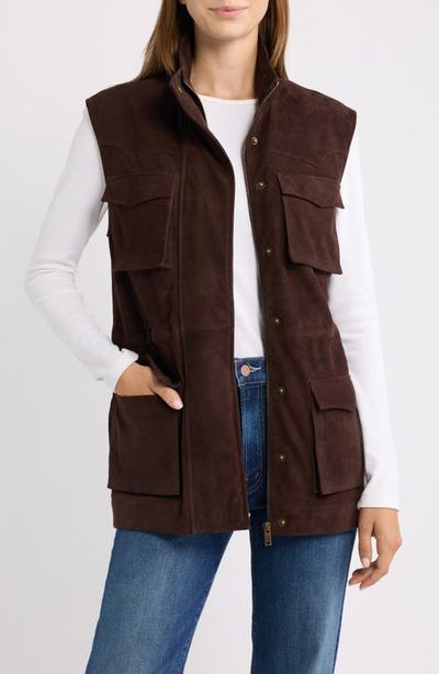 ROWING BLAZERS ROWING BLAZERS Suede Utility Vest