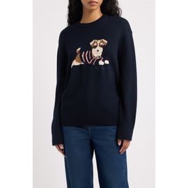 ROWING BLAZERS ROWING BLAZERS Terrier Dog Cotton Crewneck Sweater