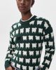 Rowing Blazers Rowing Blazers Warm & Wonderful Oversized Wool Sheep Pullover Green - 2