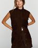 Rowing Blazers Suede Utility Vest Jacket - 1