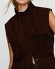 Rowing Blazers Suede Utility Vest Jacket - 4