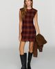 Rowing Blazers Tartan Wool Blend Mini Dress - 2