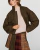 Rowing Blazers Wool Blend Mixed Pleated Mini Skirt - 1