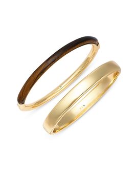 Roxanne Assoulin Roxanne Assoulin Classic Stone Hinged Duo Bracelet, Set of 2