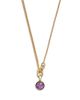 Roxanne Assoulin Roxanne Assoulin Single Drop Cubic Pendant Chain, 18 - 1