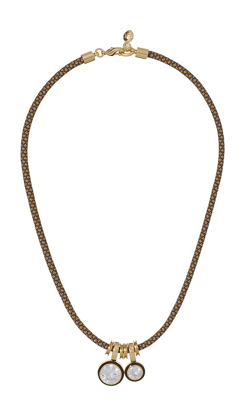 Roxanne Assoulin Roxanne Assoulin The Cubic Drop Cord Necklace