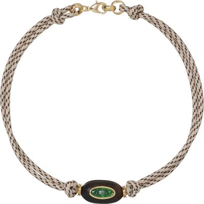 ROXANNE ASSOULIN ROXANNE ASSOULIN The Driftwood Collar Cord Necklace