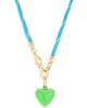 ROXANNE ASSOULIN ROXANNE ASSOULIN The Happy Cord Heart Charm Necklace - 1