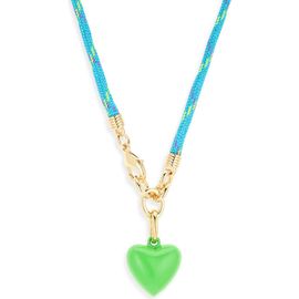 ROXANNE ASSOULIN ROXANNE ASSOULIN The Happy Cord Heart Charm Necklace