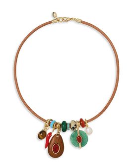 Roxanne Assoulin Roxanne Assoulin The Leather Little Treasure Necklace, 15