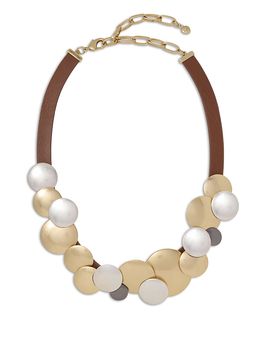 Roxanne Assoulin Roxanne Assoulin The Lentil Overlapping Disc Collar Necklace, 15-18