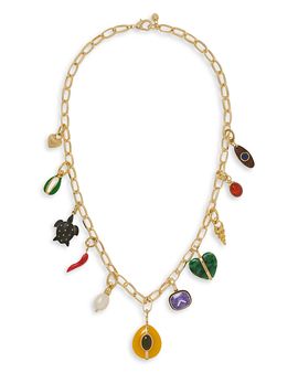 Roxanne Assoulin Roxanne Assoulin The Little Treasures Charm Necklace, 18
