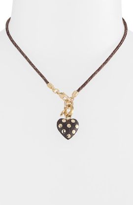 ROXANNE ASSOULIN ROXANNE ASSOULIN The Mini Studded Wooden Pendant Necklace