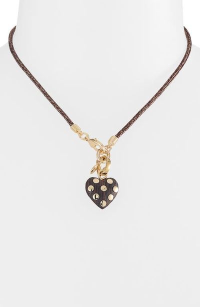 ROXANNE ASSOULIN ROXANNE ASSOULIN The Mini Studded Wooden Pendant Necklace