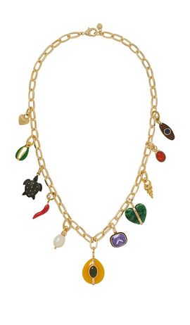 Roxanne Assoulin Roxanne Assoulin The Multi Charm Chain Necklace