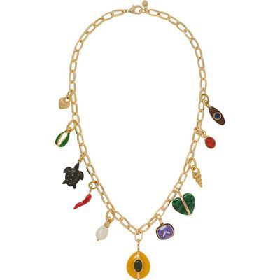 ROXANNE ASSOULIN ROXANNE ASSOULIN The Multicharm Chain Necklace 