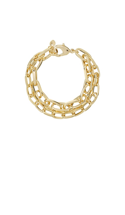 Roxanne Assoulin Roxanne Assoulin The Paperclip Double Chain Bracelet