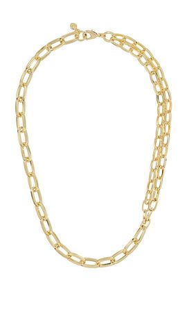 Roxanne Assoulin Roxanne Assoulin The Paperclip Double Chain Necklace