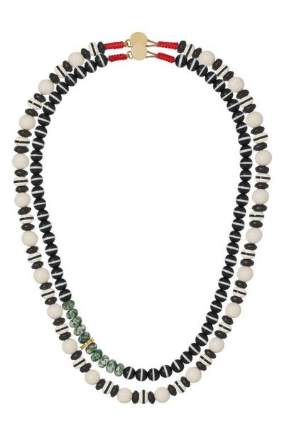 ROXANNE ASSOULIN ROXANNE ASSOULIN The Salt & Pepper Double Strand Necklace