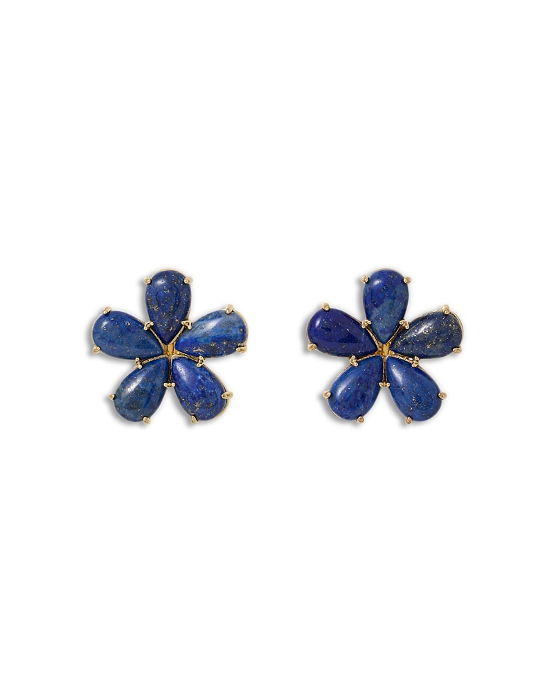 Roxanne Assoulin Roxanne Assoulin The Stone Flower Clip On Button Earrings