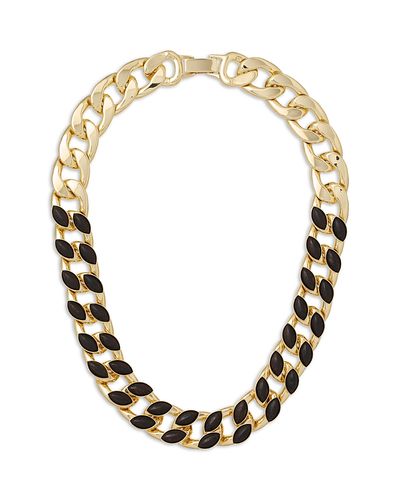 Roxanne Assoulin Roxanne Assoulin The Studded Wood Link Necklace, 16.25