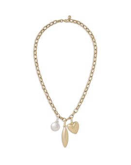 Roxanne Assoulin Roxanne Assoulin The Token Triple Disc Charm Necklace, 18