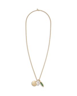 Roxanne Assoulin Roxanne Assoulin The Token Triple Disc Long Pendant Necklace, 34