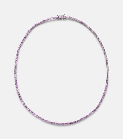 Roxanne First Roxanne First 14kt white gold necklace with lilac sapphires