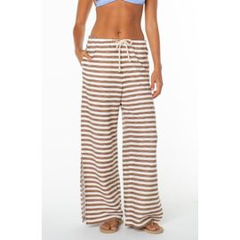Roxy Roxy Beach Breeze Stripe Drawstring Waist Stretch Cotton Pants