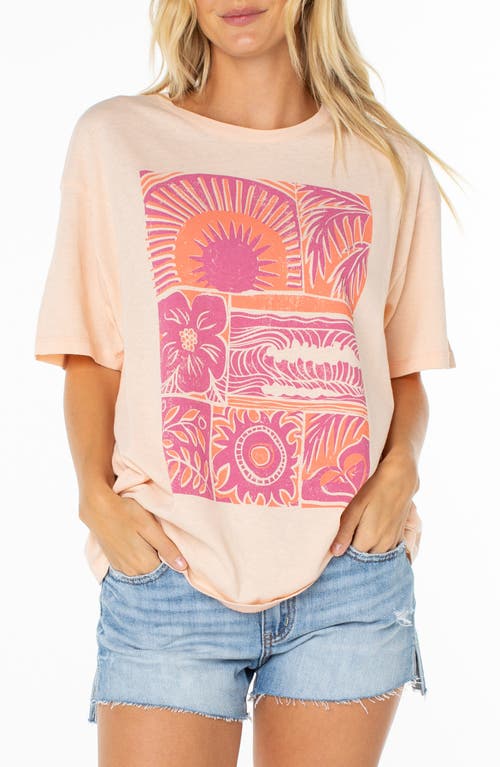 Roxy Roxy Beach Things Oversize Cotton Graphic T-Shirt