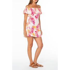 Roxy Roxy Clear Sky Off the Shoulder Mini Sundress