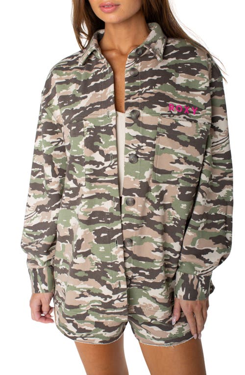 Roxy Roxy Dawn Light Camo Button-Up Shirt