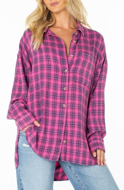 Roxy Roxy Driftwood Plaid Shirt