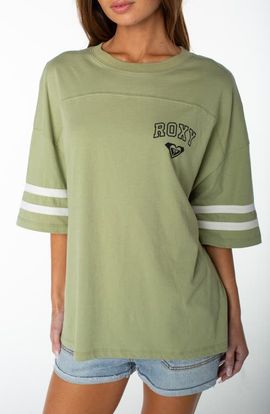 Roxy Roxy Game Day Graphic Oversized T-Shirt