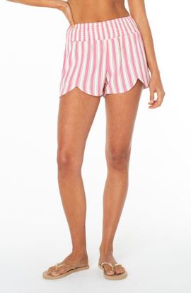 Roxy Roxy Harbor View Cotton Blend Shorts