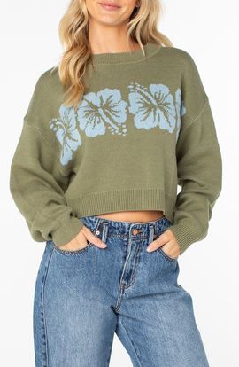 Roxy Roxy Hibiscus Harmony Sweater