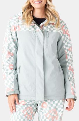 Roxy Roxy Jetty Water Repellent Hooded Technical Snow Jacket