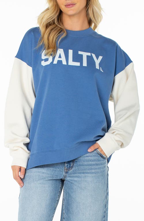 Roxy Roxy Lineup Contrast Crewneck Sweatshirt