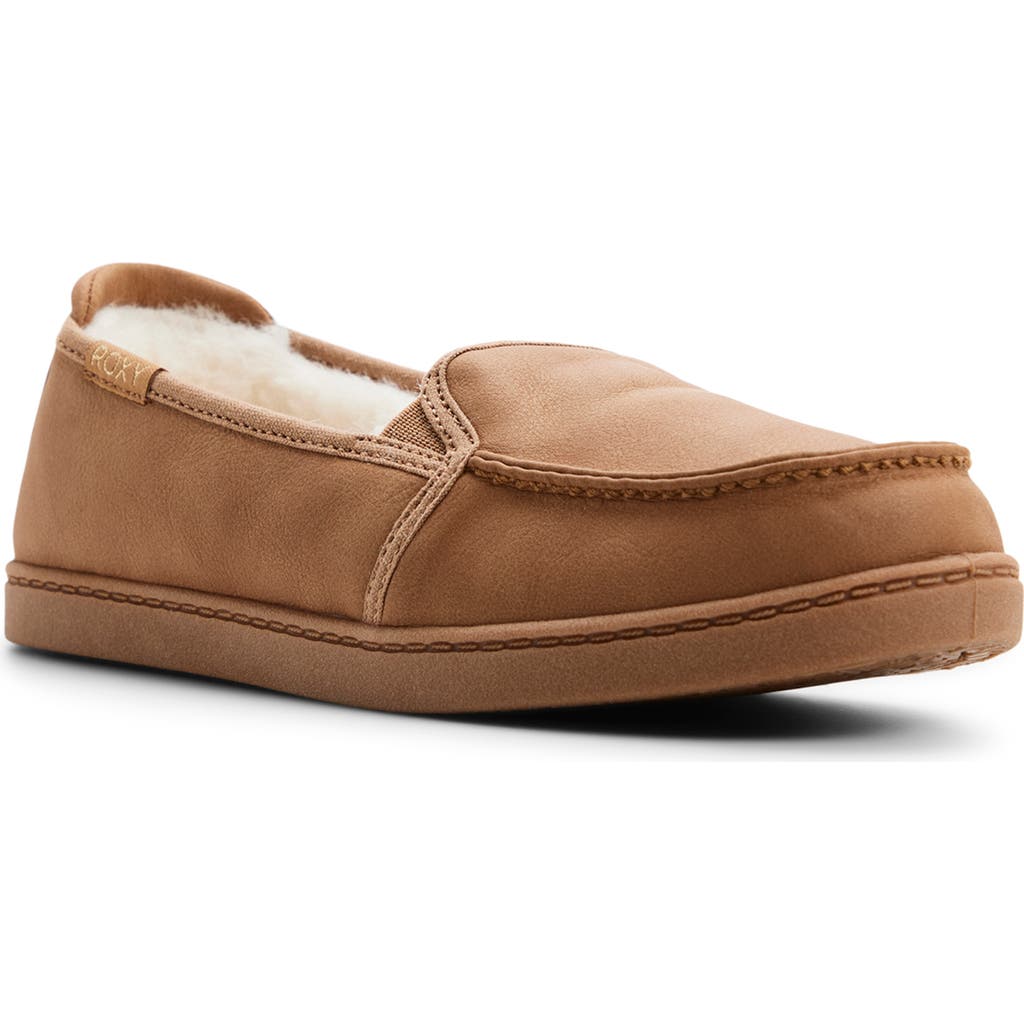 Roxy Roxy Minnow Faux Shearling Lined Mule