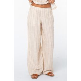 Roxy Roxy Offshore Stripe Wide Leg Cotton Pants