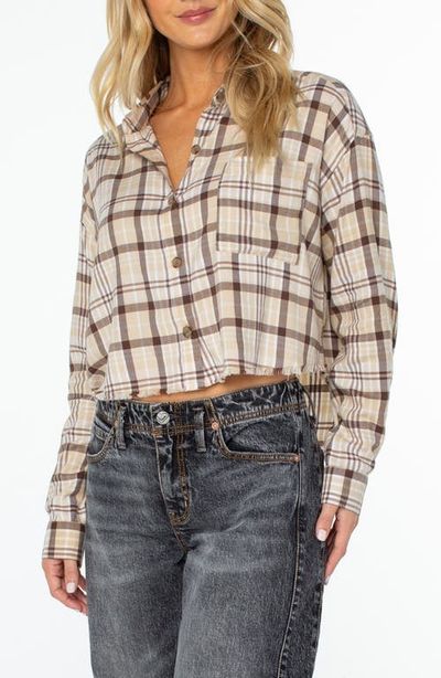Roxy Roxy Rockford Cropped Plaid Shirt