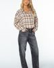 Roxy Roxy Rockford Cropped Plaid Shirt - 4
